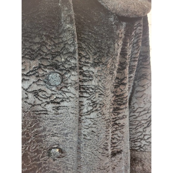 🖤 Vintage 60s Faux Fur Coat - Picture 6 of 13